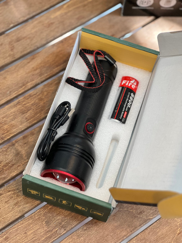 چراغ قوه پلیسی رویی لانگ مدل RL-2208